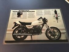 1979 Yamaha RD400 Daytona Special laminated double page 11X17 print ad picture