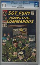 SGT. FURY AND HIS HOWLING COMMANDOS #60 CGC 9.2 NM- Unpressed Silver Age 1968 picture