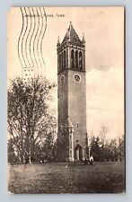Ames IA-Iowa, Panoramic View Campanile, Antique Souvenir Vintage Postcard picture