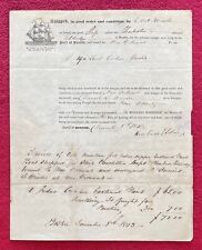 1843 BILL OF LADING / LETTER / COVER - SHIPMENT FROM BOSTON TO NEW ORLEANS picture