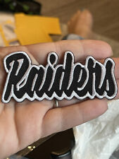  (1) NFL OAKLAND RAIDERS LOGO PATCH IRON-ON Raiders picture