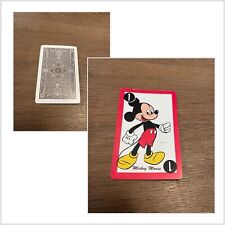 RARE VINTAGE 1949 WHITMAN DISNEY DONALD DUCK PLAYING CARD GAME MICKEY MOUSE CARD picture