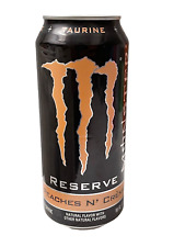 NEW FLAVOR MONSTER ENERGY RESERVE PEACHES N' CREME DRINK 1 FULL 16 FLOZ CAN BUY picture