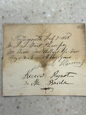 1858 Portsmouth, Ohio Handwritten Business Receipt/IOU Name: McBride picture