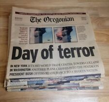 9/11 U. S. Attacked & Aftermath Newspaper Lot of 9 - Sept 12-Oct 3, 2001 picture