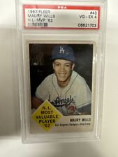 PSA Graded VG-EX 4 Topps Maury Wills #43 picture