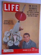 Life Magazine Cover Only ( Wernher Von Braun ) November 18, 1957 picture
