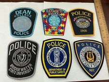 College  Police collectors patch set 6 different pieces all new picture