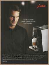 JURA Swiss Automatic Coffee Machines-Roger Federer,Tennis Champion-2015 Print Ad picture