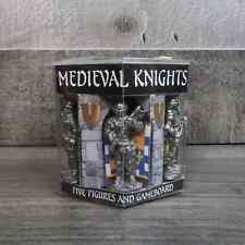 Timeline Medieval Knights Game Pewter Five Figures And Gameboard picture