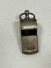 Vintage Antique  Spalding & Bros. Metal Referee Whistle Very Loud Noise picture
