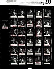 LD323 1988 Orig Contact Sheet Photo JOSE CANSECO OAKLAND A'S - CLEVELAND INDIANS picture