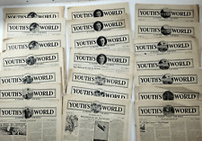 47 Issues YOUTH'S WORLD Paper for Boys 1920 1921 1922 American Baptist picture