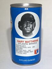 1977 Gary Matthews Atlanta Braves RC Royal Crown Cola Can MLB All-Star Series picture