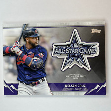 2021 Topps Update All-Star Game Patch Relic #ASGP-NCR Nelson Cruz Twins picture