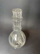 Vintage MCM French Decanter Four Chamber Cordial Multi Spirits Bottle Barware picture