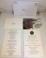 2005 Invitation Indiana Governor Inauguration + Signed Photo of Mitch Daniels picture