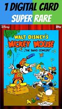 LIVING POSTER THE BAND CONCERT Topps DISNEY COLLECT DIGITAL CARD MICKEY POSTERS picture