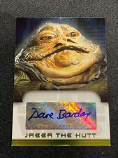 2006 Topps Star Wars David Barclay Jabba the Hutt Autograph Card AA picture