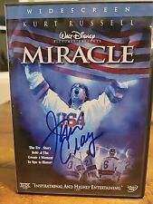Jim Craig autographed Disney Miracle movie 2 DVD set Widescreen picture
