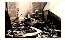 Real Photo PC Sanctuary Saint Mary's Academy Destroyed by Cyclone May 10 1942 picture