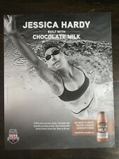 2016 Jessica Hardy Built with Chocolate Milk Full Page Original Color Ad 1221 picture