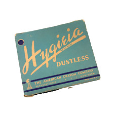 Vintage Hygieia Dustless Partial Box 95% Pure Levigated Chalk 8 Sticks picture