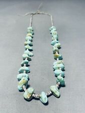 BREATHTAKING VINTAGE SANTO DOMINGO ROYSTON TURQUOISE SHELL NECKLACE picture