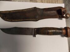 rough WWII US Fighting Knife Bowie RH-35 PAL  USN Navy picture
