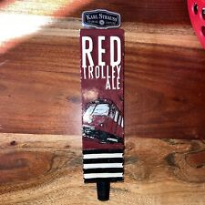KARL STRAUSS BREWING RED TROLLEY ALE BEER TAP HANDLE RARE SAN DIEGO BREWERY picture