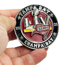 BL7-005 Tompa Bay LFG Champa Bay LIV Champs Brady GOAT challenge coin FHP Tampa picture