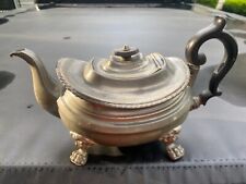 Antique Dixon Smith English Pewter Tea Pot C 1811-1822 picture