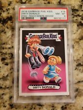 2016 GPK Disgrace to the White House DIRTY DONALD TRUMP #18 Print Run 466 PSA 8 picture