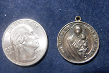 Our Lady of The Olives Vintage Sterling Silver Scapular Medal picture
