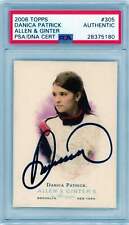 PSA Danica Patrick signed on card auto // Authentic 2006 Topps // Allen and Gint picture