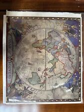NC Wyeth map from National Geographic Nov 1928 With Original Copy RARE Vintage picture