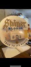 Vintage SHINER BEER SPOETZEL BREWERY-BLONDE TRUE TO ITS ROOTS 22” ACROSS picture