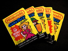 1989 Topps Nintendo GamePack Sealed Trading Card Packs - 5 Pack Bundle picture