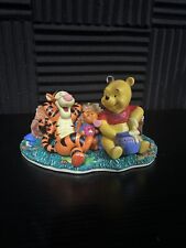 Disney Winnie The Pooh Tigger Roo Leaning On Log Menorah Hanukkah Candle Holder picture