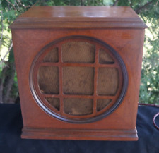 Antique 1920s Eveready Model 3 Tube Radio Speaker - Wood Case - NICE Example picture