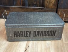 Harley Davidson Metal Galvanized Box With 6 spot insert 14