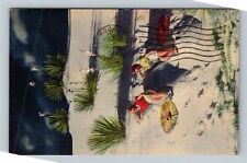 Great White Sands Monument NM-New Mexico, Bathing, c1943 Vintage Postcard picture