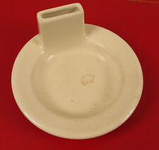 VINTAGE HALL USA WHITE RESTAURANT CHINA CIGARETTE MATCHSAFE TIP DISH USED  picture
