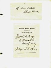 UNITED STATES SENATORS Autographs - 1922 - No.2 picture
