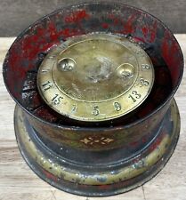 Antique Hand Painted Tin Gambling Roulette Game Wheel Toy Patent 1874 picture
