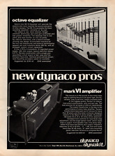 vtg 70s DYNACO DYNAKIT MAGAZINE PRINT AD Octave Equalizer Mark IV Amp Pinup Page picture