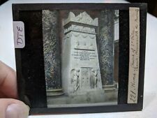 COLORED Glass Magic Lantern Slide DTE ST PETER'S CHURCH CANOVA MONUMENT STEWARTS picture