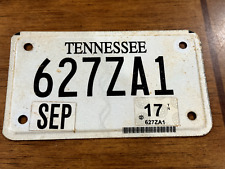 Vintage Tennessee Motorcycle License Plate   T-1018 picture