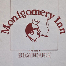 1989 Montgomery Inn At The Boathouse Restaurant Menu Riverside Cincinnati Ohio picture
