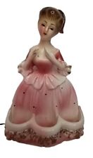 Vintage 1950's Chadwick Japan Lady Lipstick Holder Pink picture